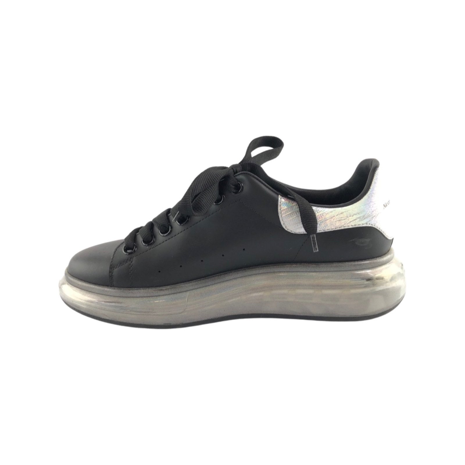 Court trainer leather trainers Alexander McQueen Metallic size 39 EU in  Leather - 40949553